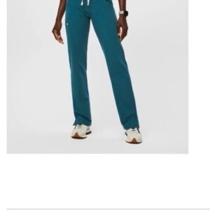 Caribbean Blue Kade Cargo Scrub Pants XL NWT